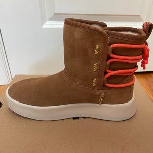 Boom Faux Fur Lined Leather Ankle Boot UGG® from UGG